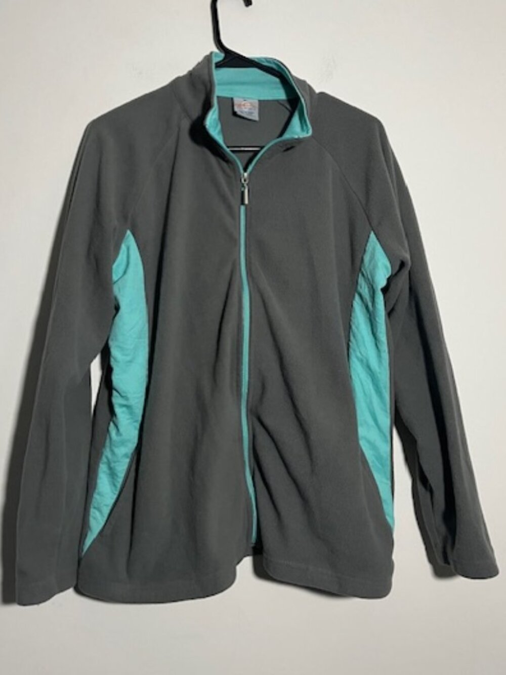 JM Sport Activewear Gray and Teal Fleece Size XL